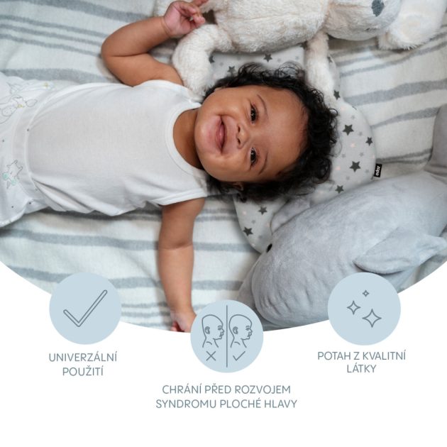 Zopa Memóriahabos párna csillagokkal, menta Mint stars