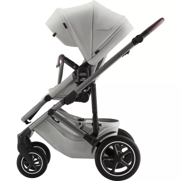 Britax Römer Smile 5Z Comfort Plus Set Lux (Smile 5z babakocsi + mózeskosár + Baby-Safe Pro + Vario Base 5Z) - Linen Grey