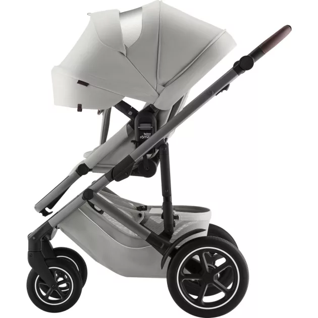 Britax Römer Smile 5Z Comfort Plus Set Lux (Smile 5z babakocsi + mózeskosár + Baby-Safe Pro + Vario Base 5Z) - Linen Grey