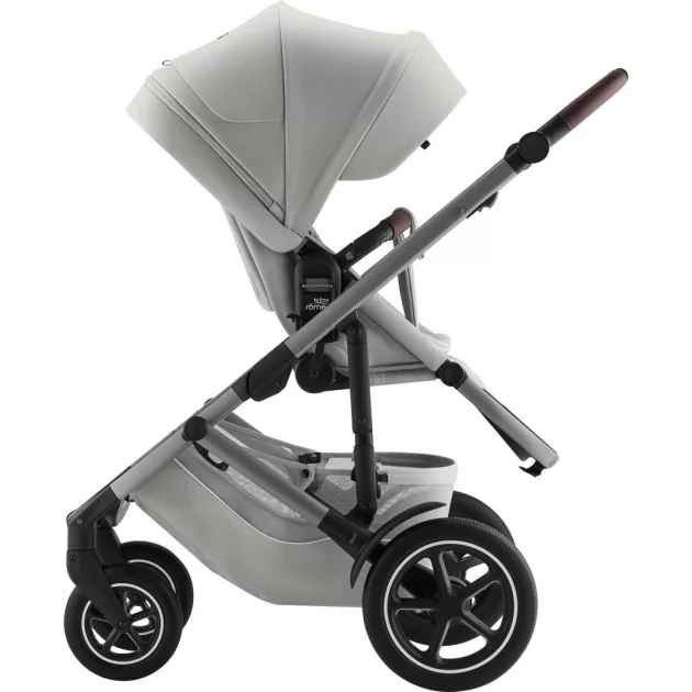 Britax Römer Smile 5Z Comfort Plus Set Lux (Smile 5z babakocsi + mózeskosár + Baby-Safe Pro + Vario Base 5Z) - Linen Grey