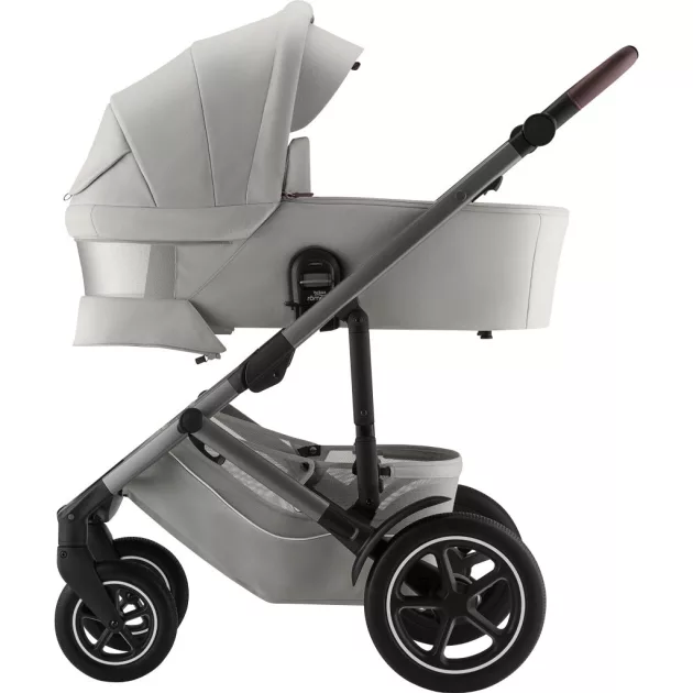 Britax Römer Smile 5Z Comfort Plus Set Lux (Smile 5z babakocsi + mózeskosár + Baby-Safe Pro + Vario Base 5Z) - Linen Grey