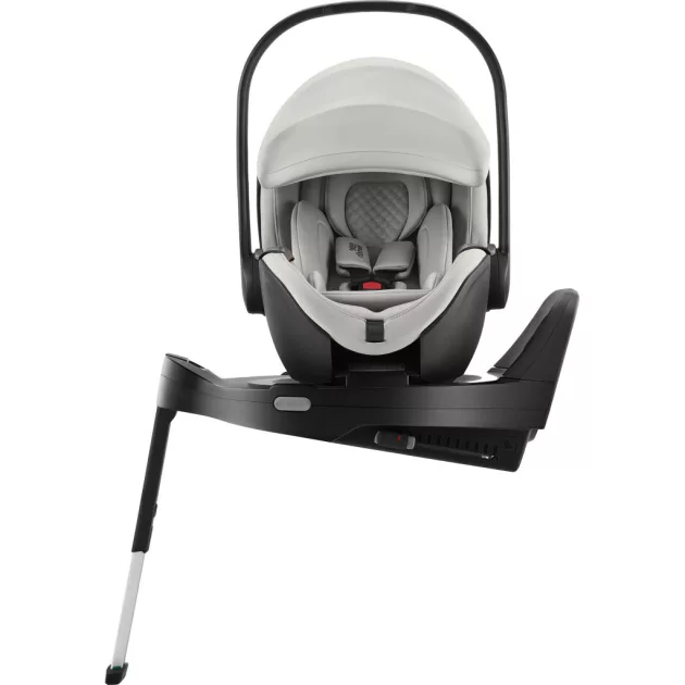 Britax Römer Smile 5Z Comfort Plus Set Lux (Smile 5z babakocsi + mózeskosár + Baby-Safe Pro + Vario Base 5Z) - Linen Grey