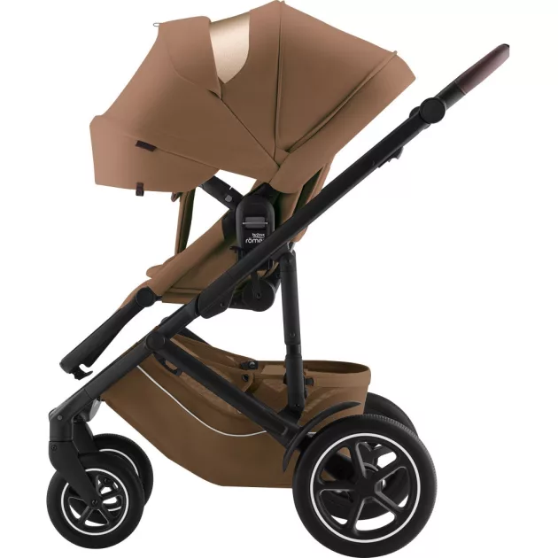 Britax Römer Smile 5Z Comfort Plus Set Lux (Smile 5z babakocsi + mózeskosár + Baby-Safe Pro + Vario Base 5Z) - Warm Caramel