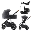 Britax Römer Smile 5Z Comfort Plus Set Classic (Smile 5z babakocsi + mózeskosár + Baby-Safe Pro + Vario Base 5Z) - Midnight Grey