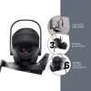 Britax Römer Smile 5Z Comfort Plus Set Classic (Smile 5z babakocsi + mózeskosár + Baby-Safe Pro + Vario Base 5Z) - Space Black