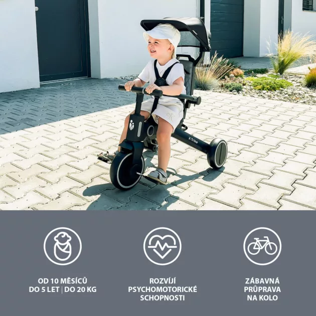 Zopa X Trike Tricikli Lunar Grey