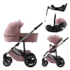 Britax Römer Smile 5Z Comfort Plus Set Style (Smile 5z babakocsi + mózeskosár + Baby-Safe Pro + Vario Base 5Z) - Dusty Rose