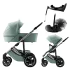 Britax Römer Smile 5Z Comfort Plus Set Style (Smile 5z babakocsi + mózeskosár + Baby-Safe Pro + Vario Base 5Z) - Jade Green