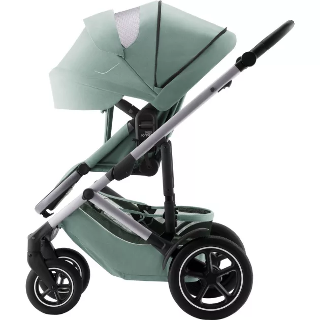 Britax Römer Smile 5Z Comfort Plus Set Style (Smile 5z babakocsi + mózeskosár + Baby-Safe Pro + Vario Base 5Z) - Jade Green