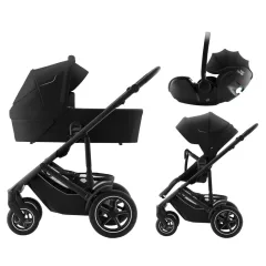   Britax Römer Smile 5Z Comfort Set Classic (Smile 5z babakocsi + mózeskosár + Baby-Safe Pro) - Space Black