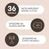 Zopa Static digitális videós bébiőr, szürke Grey
