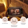 Zopa Static digitális videós bébiőr, szürke Grey