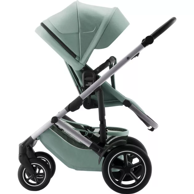 Britax Römer Smile 5Z Comfort Set Style (Smile 5z babakocsi + mózeskosár + Baby-Safe Pro Mineral Grey) - Jade Green