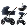 Britax Römer Smile 5Z Comfort Set Style (Smile 5z babakocsi + mózeskosár + Baby-Safe Pro) - Night Blue
