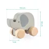 Zopa Fa húzható állatka - elefánt Elephant
