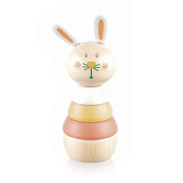 Zopa Fa toronyépítő állatka, nyuszi Rabbit