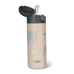 Zopa 400 ml-es termosz szívószállal, szafari Safari