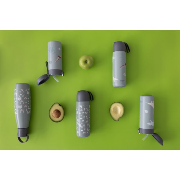 Zopa 400 ml-es termosz szívószállal, szafari Safari