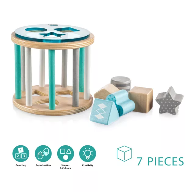 Zopa Fa formabedobó henger - kék Blue