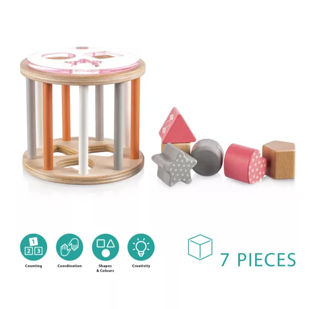 Zopa Fa formabedobó henger - pink Pink