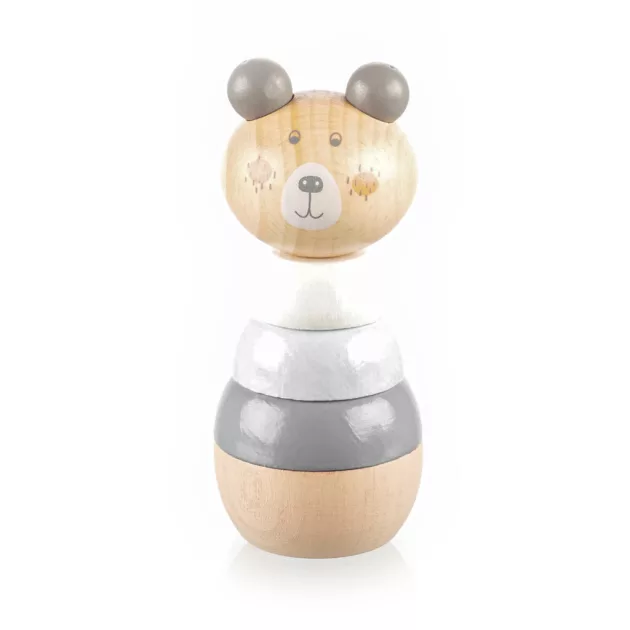 Zopa Fa toronyépítő állatka - mackó Bear