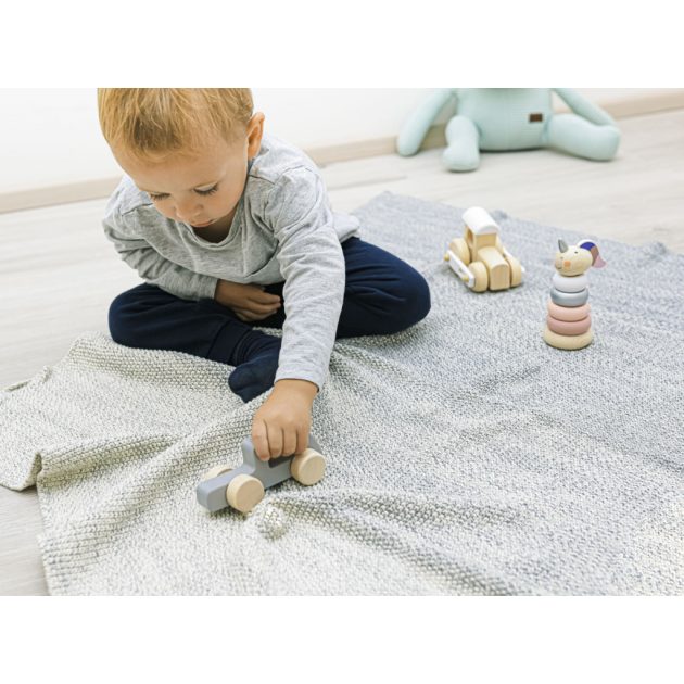 Zopa Fa mozdony - szürke Grey