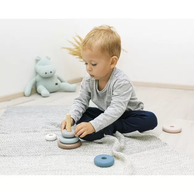 Zopa Fa toronyépítő - kék Blue