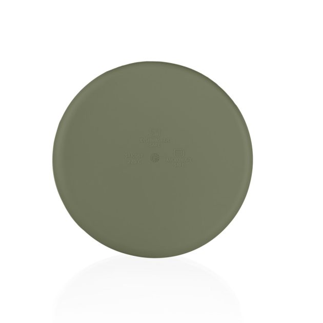 Zopa Szilikon tányér - fenyőzöld Forest Green