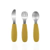 Zopa Szilikon gyerek evőeszköz - mustársárga Mustard Yellow
