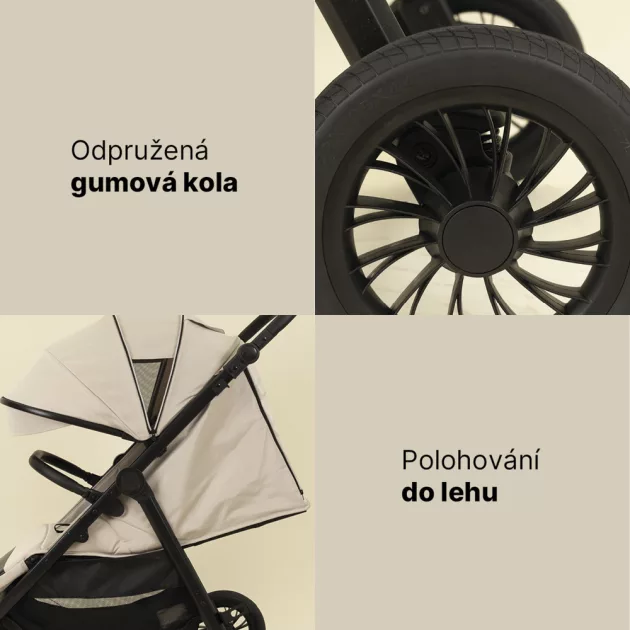 Zopa Moya babakocsi Boss Grey