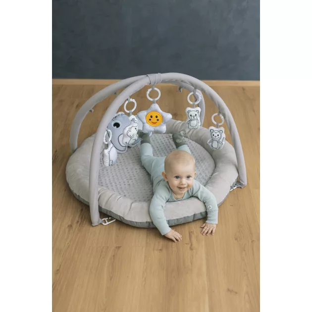 Zopa Komfort játszószőnyeg, puha szürke Cuddle Grey