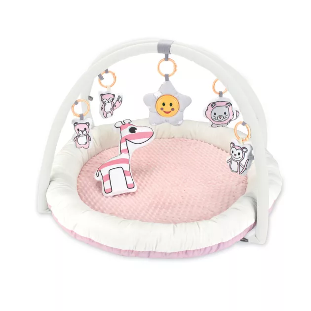 Zopa Komfort játszószőnyeg, puha rózsaszín Cuddle Pink