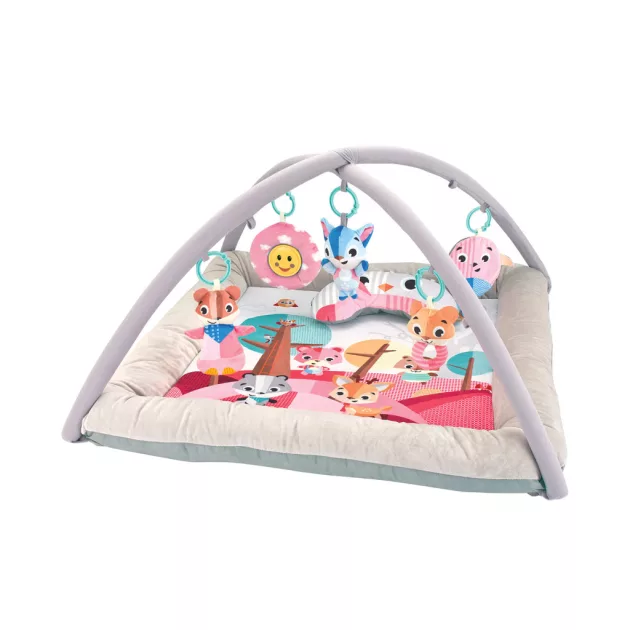 Zopa 3D játszószőnyeg, rózsaszín Forest Pink