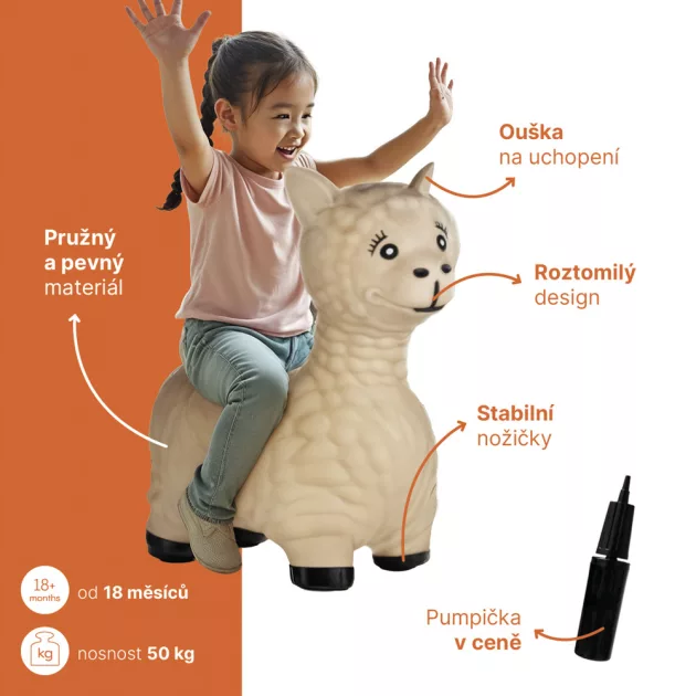 Zopa Skippy ugráló, szamár Donkey