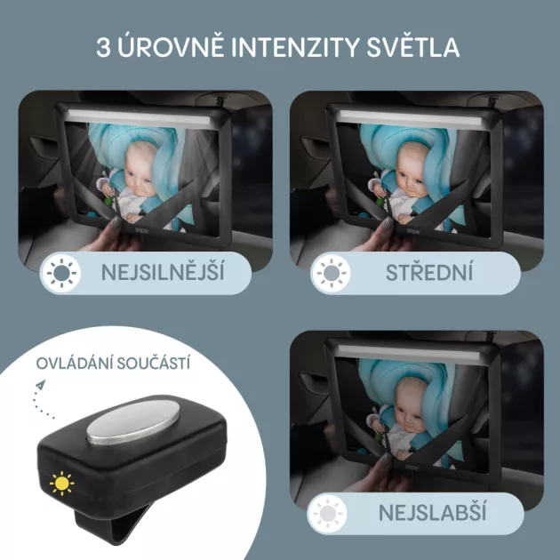 Zopa Tükör LED világítással DELUXE Black