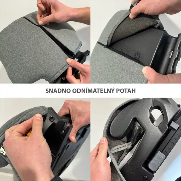 Zopa iBooster i-Size Silver Grey