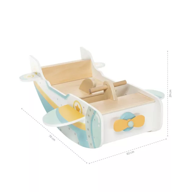 Zopa Fa Montessori hintázó repülő Wood
