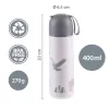 Zopa 400 ml-es termosz szilikon fogantyúval, city City