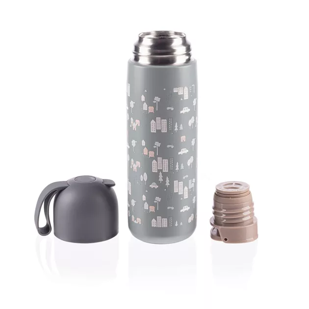Zopa 400 ml-es termosz szilikon fogantyúval, city City