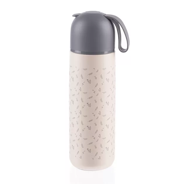 Zopa 400 ml-es termosz szilikon fogantyúval, virágok Flowers