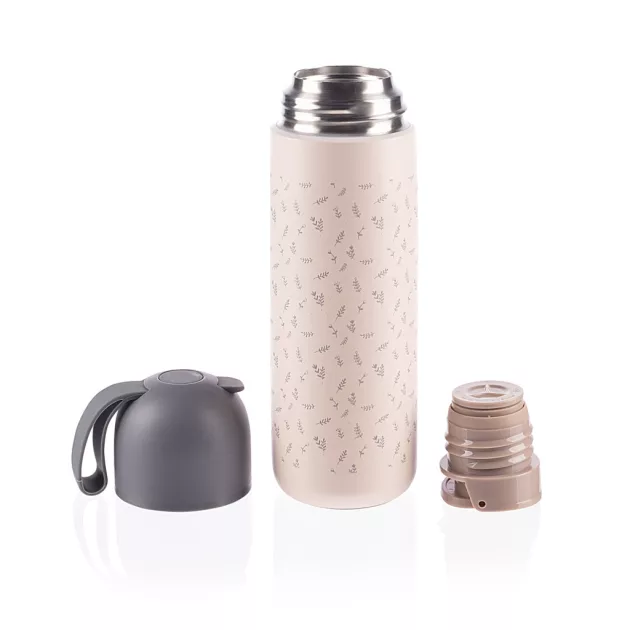 Zopa 400 ml-es termosz szilikon fogantyúval, virágok Flowers