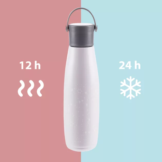 Zopa 480 ml-es termosz fogantyúval, dínó Dino