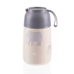   Zopa 620 ml-es ételtermosz szilikon tartóval, szafari Safari