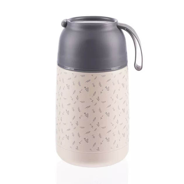 Zopa 620 ml-es ételtermosz szilikon tartóval, virágok Flowers