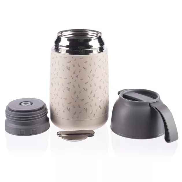Zopa 620 ml-es ételtermosz szilikon tartóval, virágok Flowers