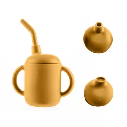   Zopa Szilikon bögre 2 az 1-ben - mustársárga Mustard Yellow