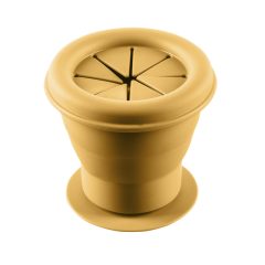   Zopa Szilikon összehajtható snackdoboz tapadókoronggal - mustársárga Mustard Yellow