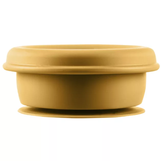 Zopa Szilikon összehajtható snackdoboz tapadókoronggal - mustársárga Mustard Yellow