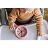 Zopa Szilikon összehajtható snackdoboz tapadókoronggal - rózsaszín Old Pink