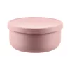 Zopa Szilikon tál fedővel - rózsaszín Old Pink